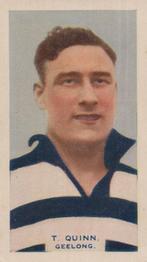 1933 Hoadley's Victorian Footballers #34 Tom Quinn Front